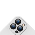 BASEUS ARYT000502 Liquid Gel Case Prémiový silikonový kryt pro iPhone 13 Pro Max, bílý