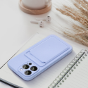 Kryt pro iPhone 15 PRO – fialový (karta/ID)