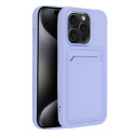 Kryt pro iPhone 15 PRO – fialový (karta/ID)