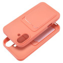 Card case iPhone 16 Plus - růžová