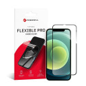 Forcell FLEXIBLE 5D Hybrid Glass iPhone 12 – černé