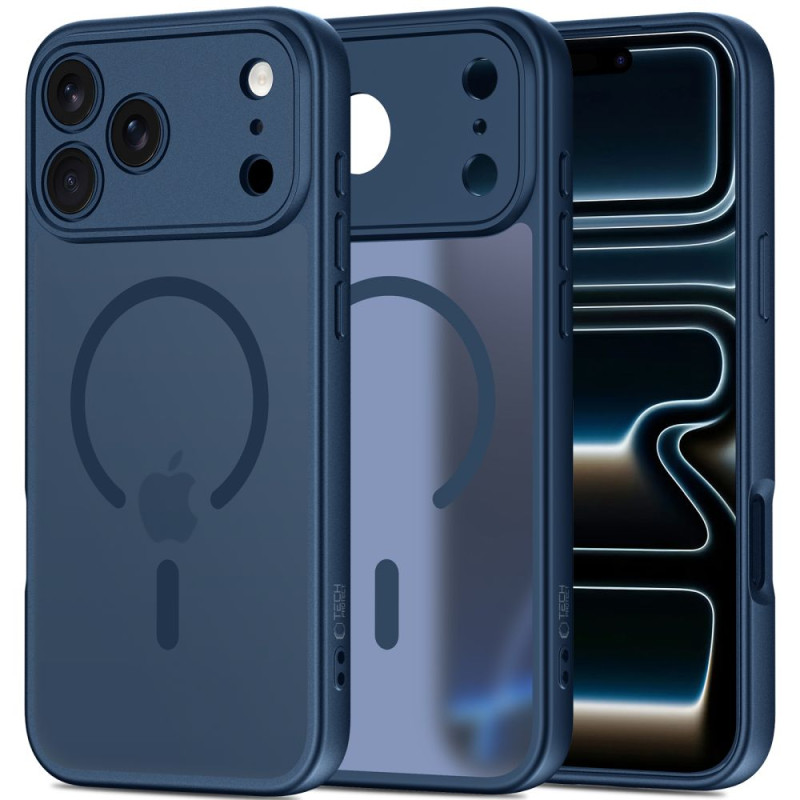 Pouzdro Tech-Protect BasicMag MagSafe pro iPhone 17 Pro Max – Deep Blue