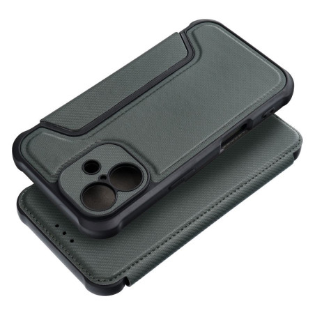 Kryt Razor Book pro iPhone 16 Plus - tmavě zelený