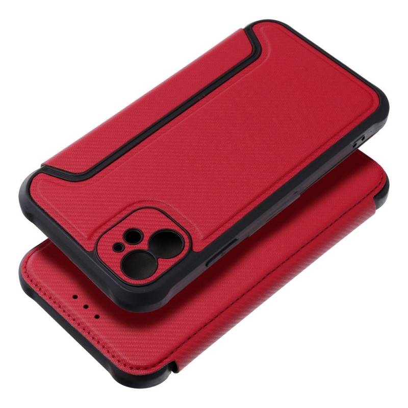 Pouzdro RAZOR BOOK pro iPhone 16e (SE 4 2025) - červené