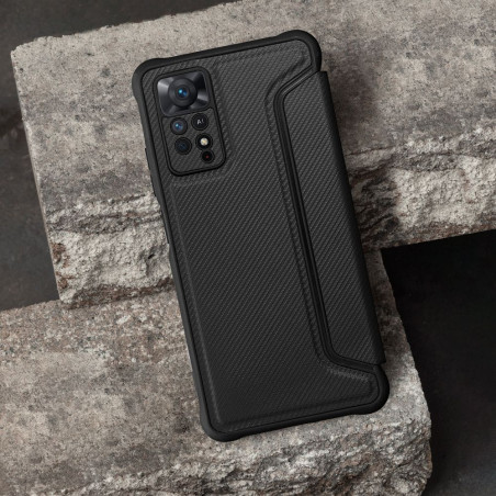 Kryt RAZOR BOOK pro Xiaomi Redmi NOTE 14 4G - černý