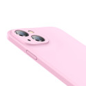 BASEUS ARYT000904 Liquid Gel Case Prémiový silikonový kryt pro iPhone 13, růžový
