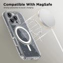 Pouzdro Tech-Protect FlexAir Hybrid MagSafe pro Apple iPhone 16 Pro Glitter