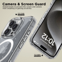 Pouzdro Tech-Protect FlexAir Hybrid MagSafe pro Apple iPhone 16 Pro Glitter