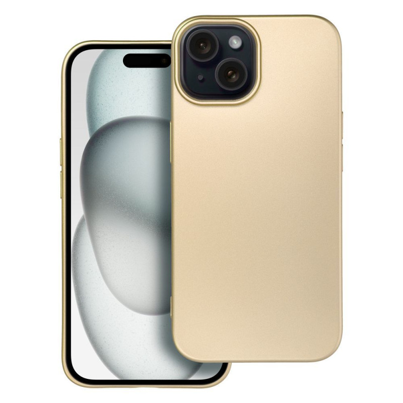 Kryt iPhone 15 pro iPhone 15 - metallic zlatá