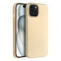 Kryt iPhone 15 metallic zlatá