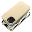 Kryt iPhone 15 metallic zlatá