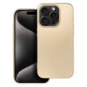 Kryt pro iPhone 15 Pro – metallic zlatá