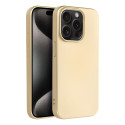 Kryt pro iPhone 15 Pro – metallic zlatá