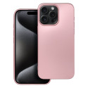 Kryt METALLIC pro iPhone 15 Pro Max - metallic růžový