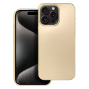 Kryt iPhone 15 Pro Max metallic zlatá