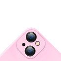 BASEUS ARYT000904 Liquid Gel Case Prémiový silikonový kryt pro iPhone 13, růžový