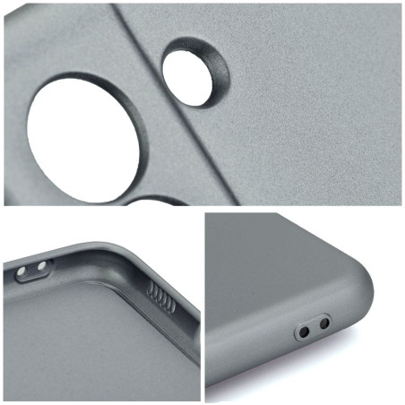 Kryt iPhone 16 PLUS Metallic šedá