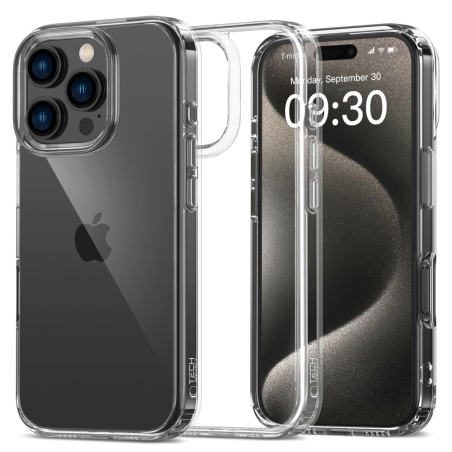 Pouzdro Tech-Protect FlexAir Hybrid pro Apple iPhone 16 Pro Max Clear