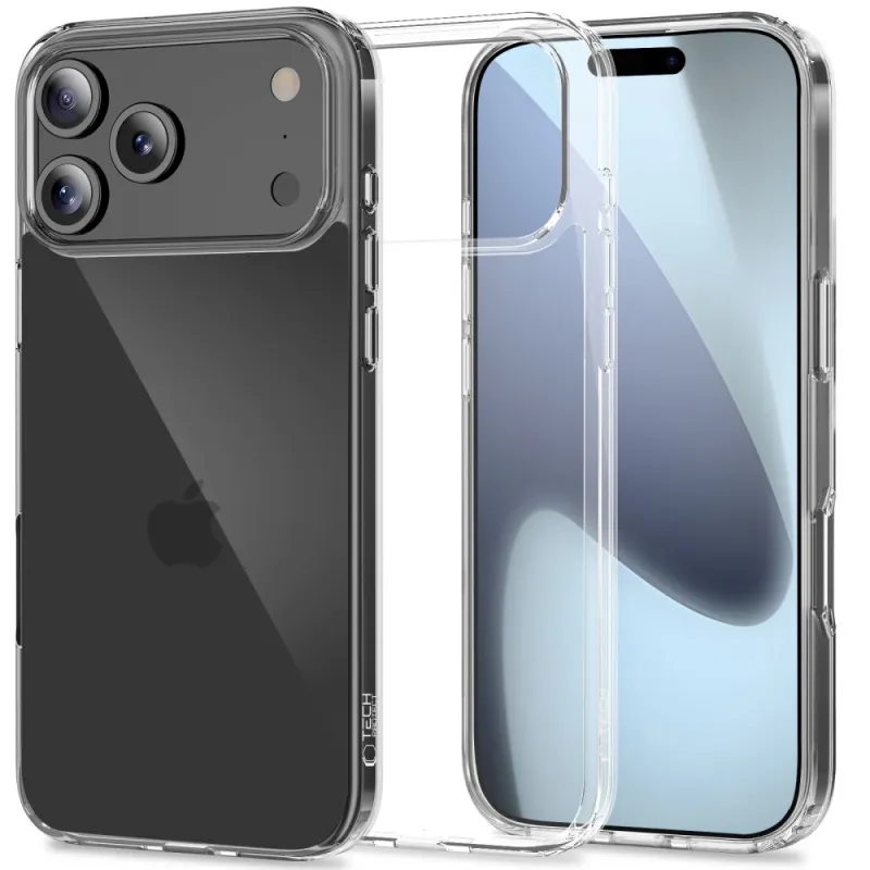 Pouzdro Tech-Protect FlexAir Hybrid pro iPhone 17 Pro – čiré