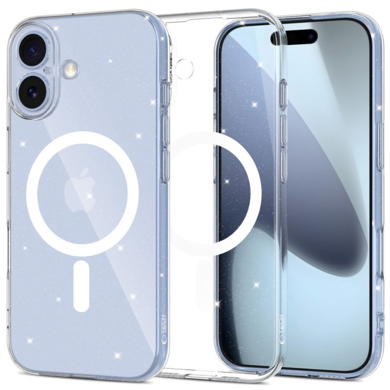 Pouzdro Tech-Protect FlexAir MagSafe pro iPhone 17 – Glitter