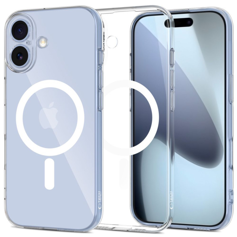 Pouzdro Tech-Protect FlexAir MagSafe pro iPhone 17 – průhledné