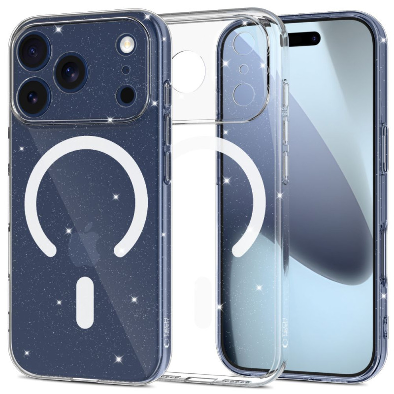 Pouzdro Tech-Protect FlexAir MagSafe pro iPhone 17 Pro Max – Glitter