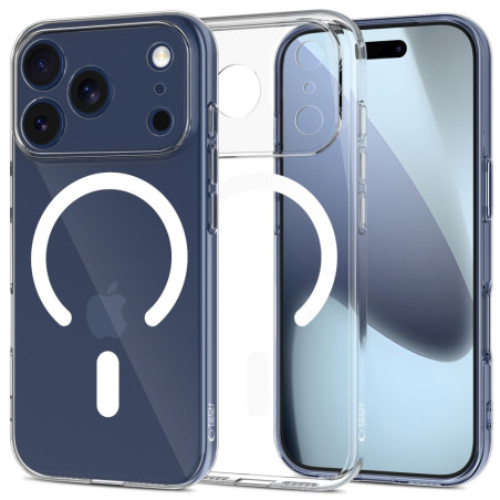 Pouzdro Tech-Protect FlexAir MagSafe pro iPhone 17 Pro Max – průhledné