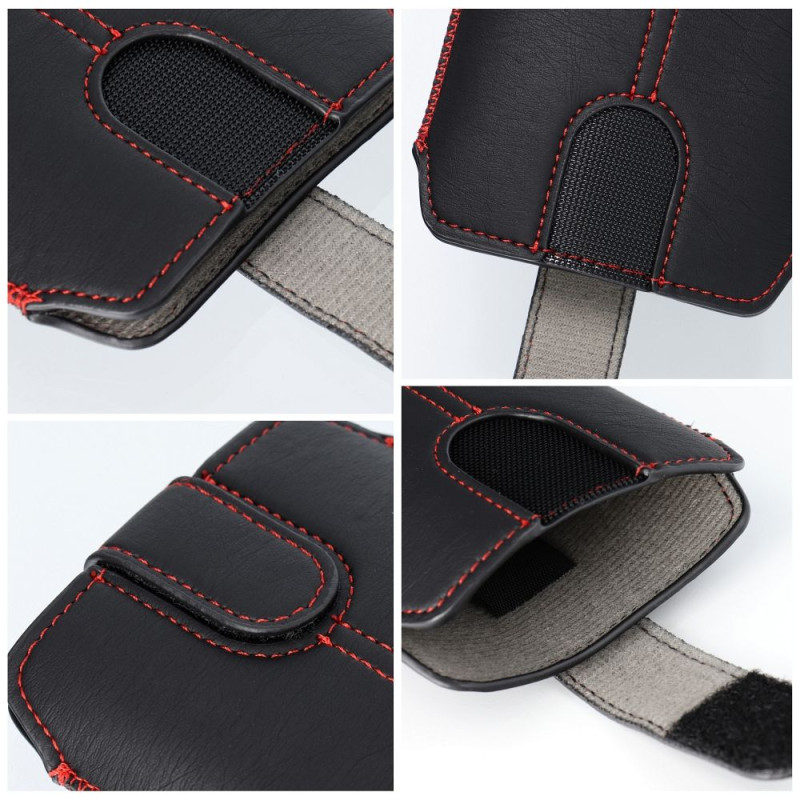Slip-in pouzdro M4 pro mobilní telefony (Samsung Galaxy S6/S7, A5 2016/A5 2017, J5 2017, Huawei P8 2017, P10 LITE) - černé