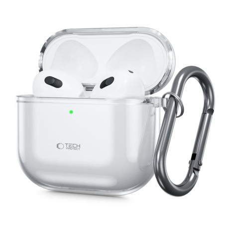 Pouzdro Tech-Protect Flexair pro AirPods 4 - transparentní