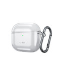 Pouzdro Tech-Protect Flexair pro AirPods 4 - transparentní