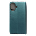 Flip pouzdro SMART MAGNETO iPhone 16 – tmavě zelená