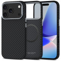 Pouzdro Tech-Protect Ion Carbon MagSafe pro iPhone 17 Pro Max – černé/stříbrné