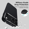 Pouzdro Tech-Protect Ion Carbon MagSafe pro iPhone 17 Pro Max – černé/stříbrné