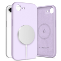 Pouzdro Tech-Protect Kapalný silikon MagSafe pro Apple iPhone 16e – mauve