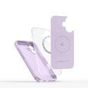 Pouzdro Tech-Protect Kapalný silikon MagSafe pro Apple iPhone 16e – mauve