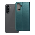 Flip pouzdro Smart Magneto pro Samsung A56 – tmavě zelené