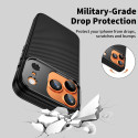 Pouzdro Tech-Protect Kevlar Aramid CC MagSafe pro iPhone 17 Pro – černá