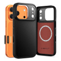 Pouzdro Tech-Protect Kevlar Aramid CC MagSafe pro iPhone 17 Pro Max – černé