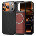 Pouzdro Tech-Protect Kevlar Aramid CC MagSafe pro iPhone 17 Pro Max – černé