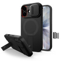 Pouzdro Tech-Protect Kevlar Aura MagSafe pro iPhone 17 – černé
