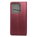 Kryt SMART MAGNETO pro Xiaomi Redmi 15C - vínový