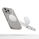 Pouzdro Tech-Protect Liquid Silicone MagSafe pro Apple iPhone 16 Pro Max Stone Grey