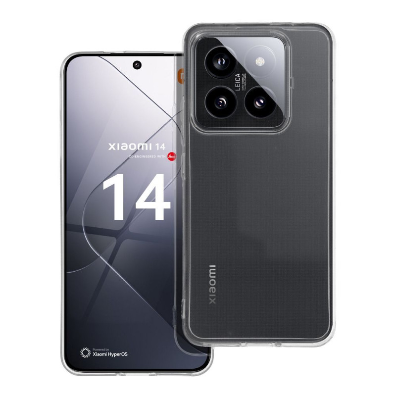 Kryt CLEAR CASE 2 mm (ochrana fotoaparátu) pro Xiaomi 14 Pro - transparentní