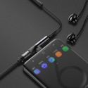 Baseus Audio Converter L41 adaptér z USB-C na USB-C + 3,5mm jack pro sluchátka – černý (CATL41-01)