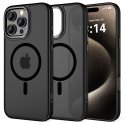 Pouzdro Tech-Protect MagEdge MagSafe pro Apple iPhone 16 Pro Max Matná černá/černý kov
