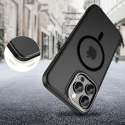 Pouzdro Tech-Protect MagEdge MagSafe pro Apple iPhone 16 Pro Max Matná černá/černý kov