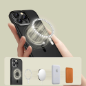 Pouzdro Tech-Protect MagEdge MagSafe pro Apple iPhone 16 Pro Max Matná černá/černý kov