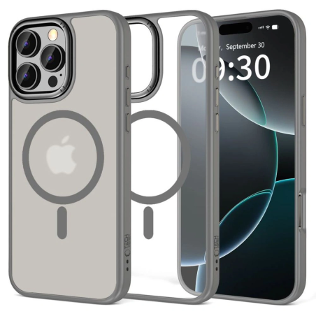 Pouzdro Tech-Protect MagEdge MagSafe pro Apple iPhone 16 Pro Max Titanium/gunmetal
