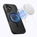Pouzdro Tech-Protect MagEdge MagSafe pro iPhone 17 – matně černé/Gunmetal