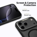Pouzdro Tech-Protect MagEdge MagSafe pro iPhone 17 Pro – matně černé/Gunmetal